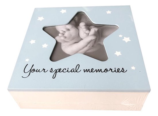 Boîte à souvenirs bébé - Boîte à souvenirs - 24x24x8cm