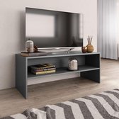 Tv-meubel 100x40x40 cm spaanplaat grijs