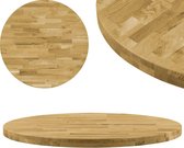 Tafelblad rond 44 mm 600 mm massief eikenhout