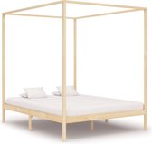 Hemelbedframe massief grenenhout 160x200 cm