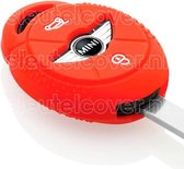 Autosleutel Hoesje geschikt voor Mini - SleutelCover - Silicone Autosleutel Cover - Sleutelhoesje Rood
