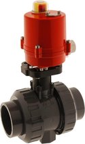 50mm 24V DC Elektrische Kogelkraan PVC Lijm 3-Punt 16 Bar - VDL - 614P050-AG2-024DC