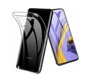 Samsung Galaxy A51 hoesje - Transparante gel case - Volledig doorzichtig - GSM Hoesje - Telefoonhoesje Geschikt Voor: Samsung Galaxy A51