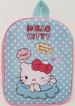 HELLO KITTY - RUGTAS - RUGZAK - MEISJES - BLAUW/ROZE - SCHOOLTAS