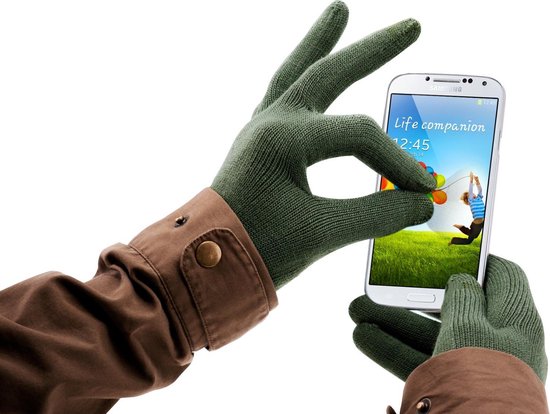 Avanca Touchscreen Handschoenen - Handschoenen - One Size - Groen | bol.com