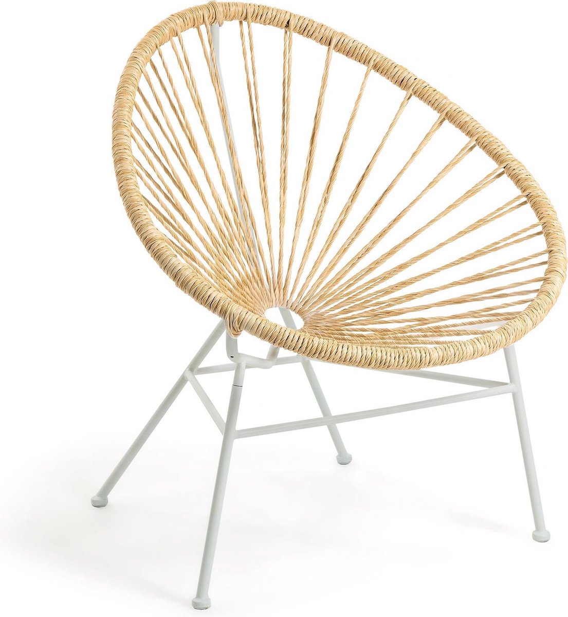 Kave Home - Fauteuil Samantha natuurlijk