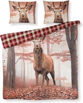 Papillon Hirvi - flanel - dekbedovertrek - eenpersoons - 140 x 200/220 - Multi