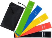Premium Weerstandsbanden set - 5 Stuks - Thuis Trainen - Draagtas
