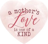 Decoratief Beeld - Tabletop Decor Mothers Love Is One Kind - Hout - 316europe - Roze