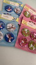 4x4 snoopy buttons
