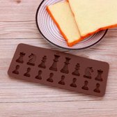 ProductGoods - Chocolade Vorm Schaak Schaken - Siliconen Vorm Mal Voor Ijsblokjes Ijsklontjes Chocolade Fondant chocoladevorm