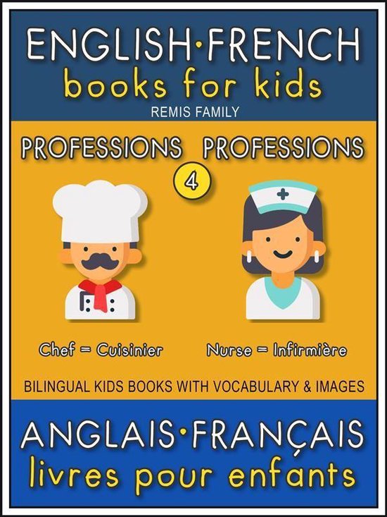 Bilingual Kids Books (EN-FR) 4 - 4 - Professions Professions ... - cover