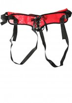 Sportsheets Couples Connected voorbinddildo Red Lace Corsette Strap On rood
