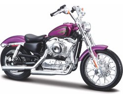 Modelmotor Harley Davidson XL1200V Seventy-Two 2013 1:18 - Speelgoed motor schaalmodel 11,5 cm