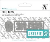 Xcut: Mini Sentiment Die (3pcs) - # Selfie