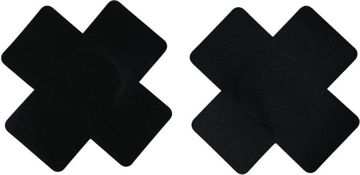 Goedkoopste Tepel stickers zwart kruis