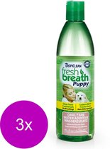 Tropiclean Fresh Breath Oral Care Water Additive - Gebitsverzorging - 3 x 473 ml Mondwater
