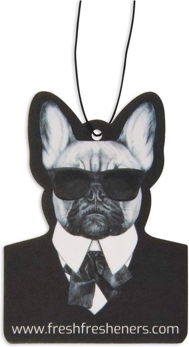 COOL&FAMOUS AIRFRESHENER FRENCHIE IN BLACK