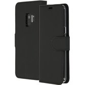 Accezz Hoesje Geschikt voor Samsung Galaxy S9 Hoesje Met Pasjeshouder - Accezz Wallet Softcase Bookcase - Zwart