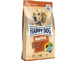 Happy Dog NaturCroq Rind & Reis (Rund en Rijst) - 15 kg