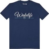 Wakelife Original T-shirt Navy Medium (M)