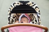 Wallabiezzz Zonnekap Maxi Cosi – Zonnescherm – Creëert Schaduw – Eenvoudig te Bevestigen – Zwart