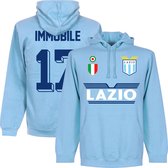 Lazio Immobile 17 Team Hoodie - Lichtblauw - L