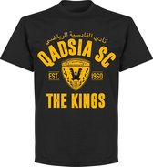 Qadsia SC Established T-Shirt - Zwart - S