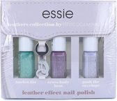 Ensemble de mini vernis à ongles Essie Leathers Collection by Rebecca Minkoff - # 2 - 3 x 5 ml