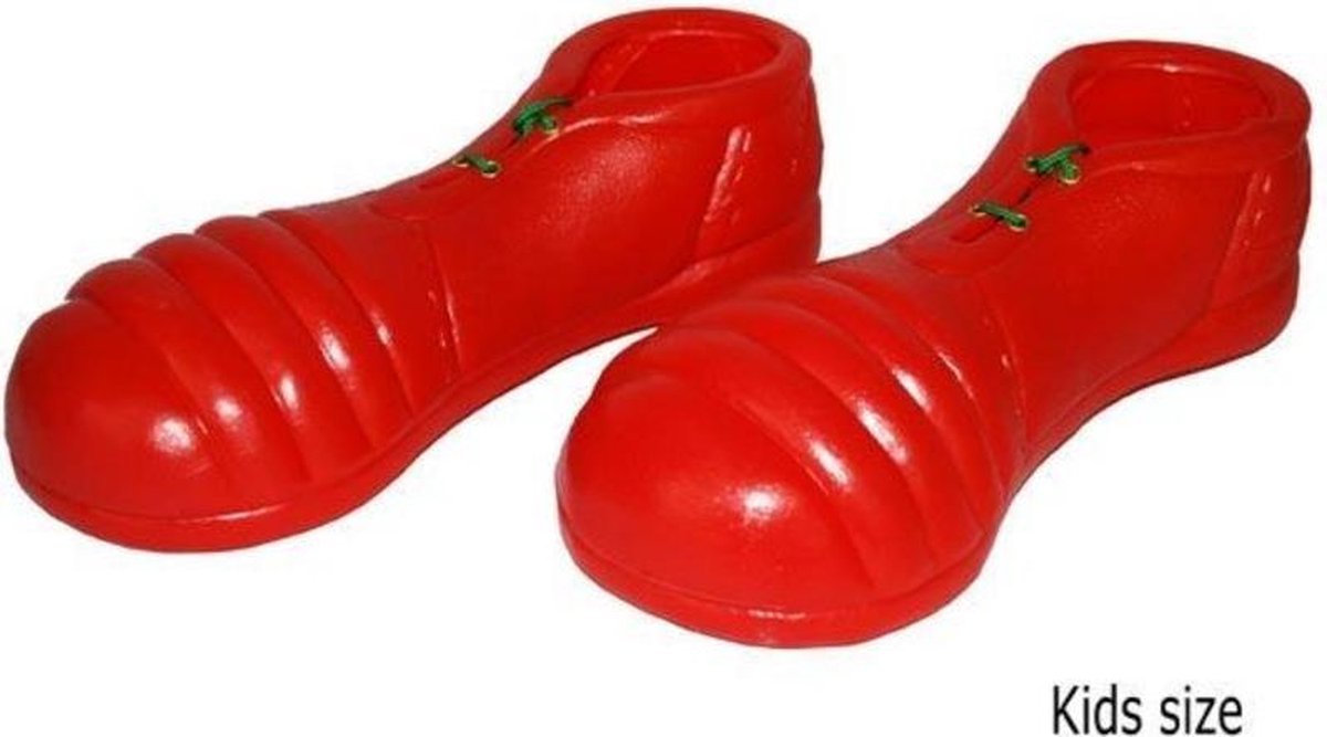 Kinder clown- overschoenen in de kleur rood | bol.com