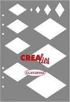 Crealies Stencil - decoratie - Wybers