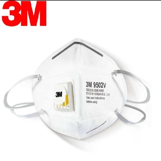 3M 9502V mondkapje Aura FFP2.5 stofmasker Optimaal