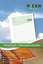 Picea bedrijfsformulier: Telefoon- / bezoeknotitie A5