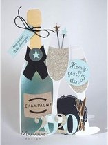 Marianne Design • Craft stencil Champagne by Marleen