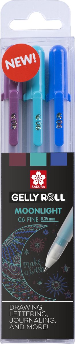 Sakura Gelly Roll Moonlight 06 gelpen set 3 – Galaxy