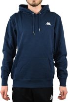 Kappa Vend Hooded 707390-19-4024, Mannen, Marineblauw, Sporttrui casual maat: XL