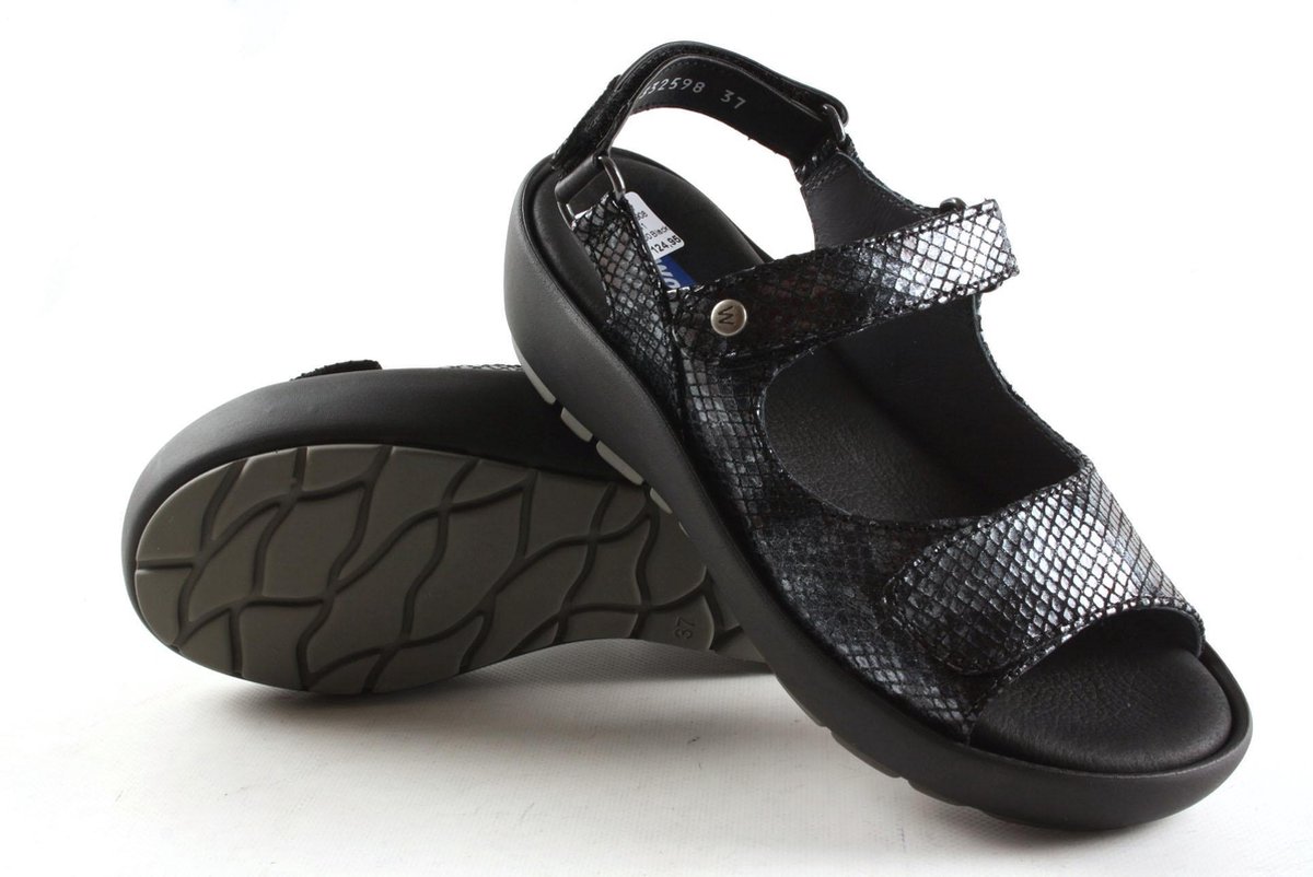 Multi-Color Wolky Sandalen Rio Mosaic Suede om te zoenen
