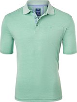 Redmond regular fit poloshirt - groen melange - Maat: 3XL