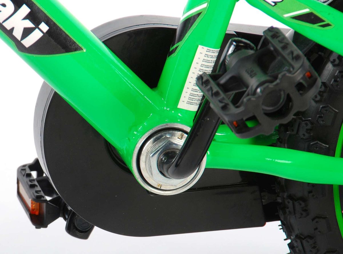 Kawasaki Kinderfiets - Jongens - 12 inch - Groen/Wit | bol.com