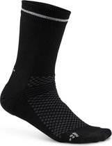 CRAFT Sports Socks Visible Sock - Chaussettes de sport - Unisexe - Noir / Argent