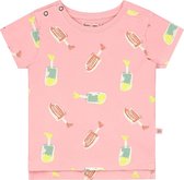 Smitten Organic - Ijs Schaatsen Katoen T-Shirt - Powder pink