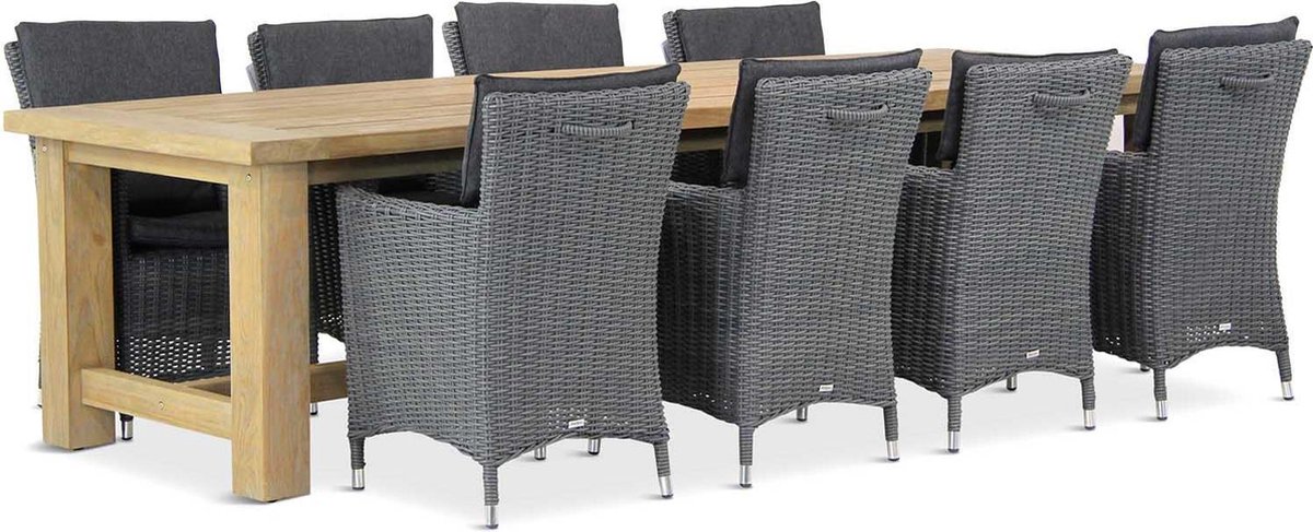 Garden Collections Springfield/Fourmile 300 cm dining tuinset 9-delig