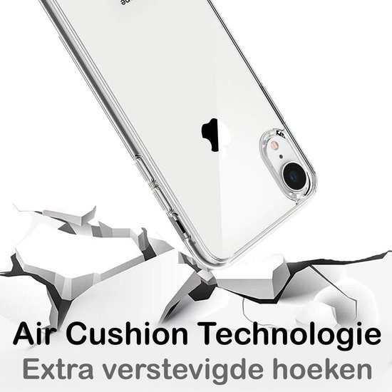 iPhone XR Hoesje Siliconen Case Hoes Cover Dun - Transparant - BTH