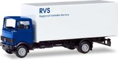 Herpa 309585 H0 Vrachtwagen Mercedes Benz 813 vrachtwagen met opbouw RVS