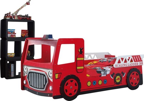 Lit de voiture Dream Tree 90 x 200 cm Camion de pompier