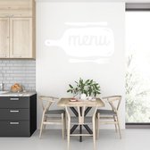 Muursticker Menu | Muursticker keuken | Keuken stickers | Decoratie | Keuken decoratie | Muursticker laten maken
