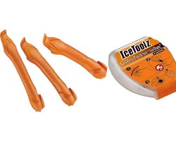 Icetoolz Bandenlichters set Fiets - Bandenreparatieset Fiets - Bandenpleisters Airdam Zelfklevend - 3 Bandenafnemers