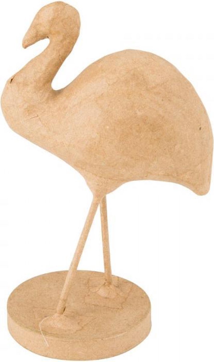 Flamingo papier maché Knutselen bol