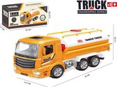Tankwagen speelgoed met licht en geluiden - Truck Engineering series werkvoertuigen 30CM (inclusief batterijen)