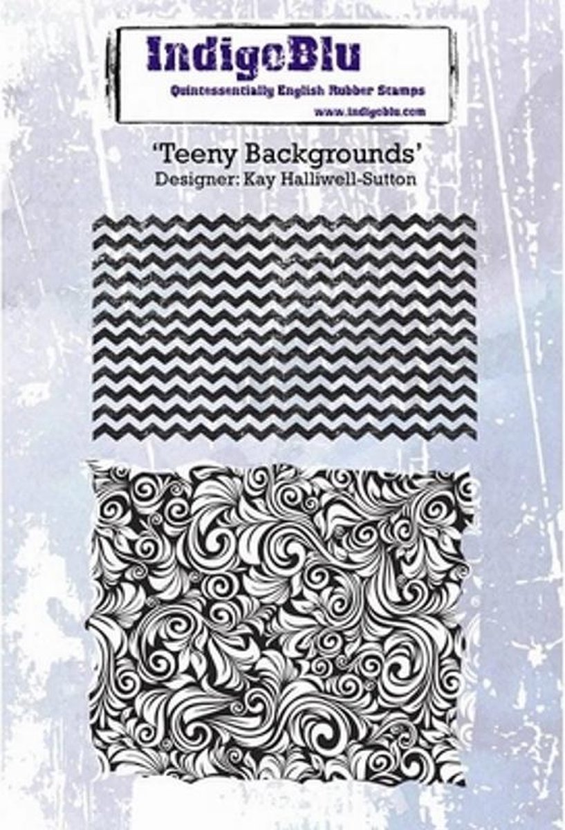 IndigoBlu Teeny Backgrounds - 2 stempels
